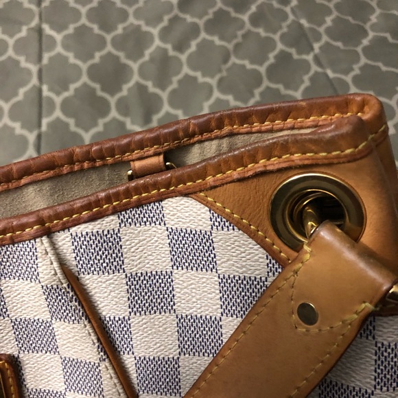 Auth Louis Vuitton damier azur galleria pm - Picture 7 of 16